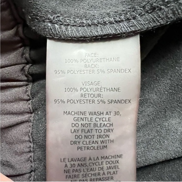 NWT Evereve  x David Lerner Faux Leather / Suede Pull-on Pocket Mini Skirt (XS) - Picture 8 of 8